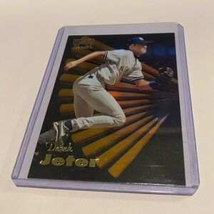 Derek Jeter 1996 Pinnacle Zenith Baseball Card # 93 New York Yankees Vintage